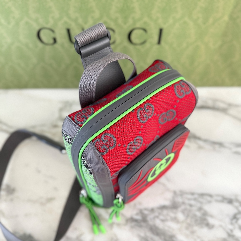 Gucci‎ 763430 Two-way Jersey GG Cloth backpack - Picture 10 of 15